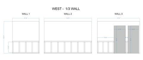 Custom-Made Wall Molding Design Service for Amanda P. by Birdeco