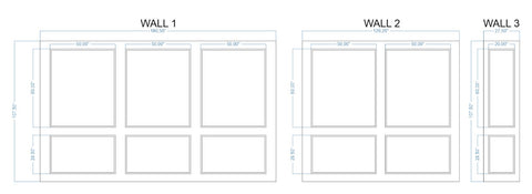 Custom-Made Wall Molding Design Service for Adam J. by Birdeco