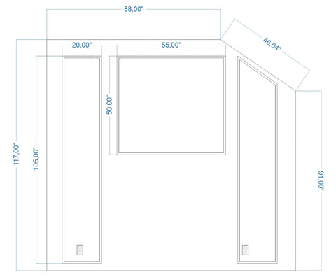 Custom-Made Wall Molding Design Service for Dalton K. by Birdeco Peel And Stick