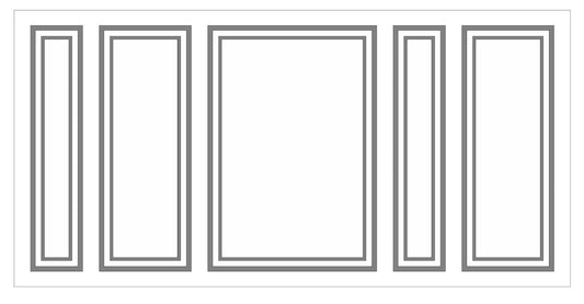 Custom-Made Wall Molding Design Service for Brad V. by Birdeco