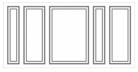 Custom-Made Wall Molding Design Service for Brad V. by Birdeco