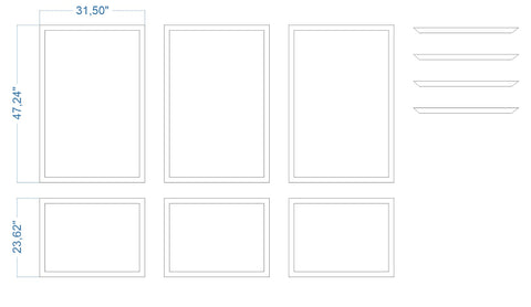 Custom-Made Wall Molding Design Service for Roni P. by Birdeco