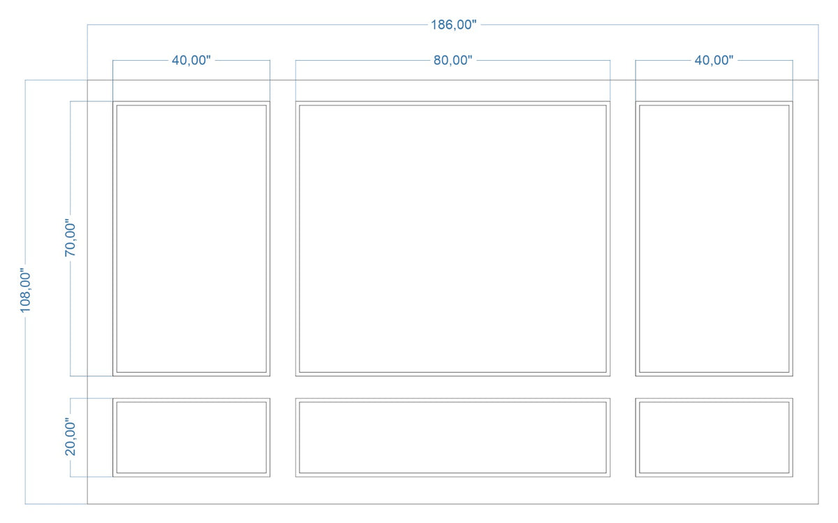 Custom-Made Wall Molding Design Service for Jessica Q. by Bideco