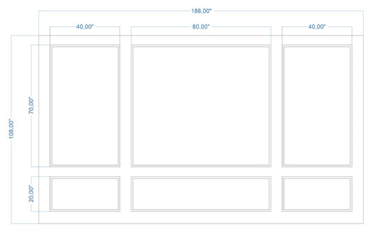 Custom-Made Wall Molding Design Service for Jessica Q. by Bideco