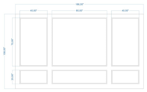 Custom-Made Wall Molding Design Service for Jessica Q. by Bideco