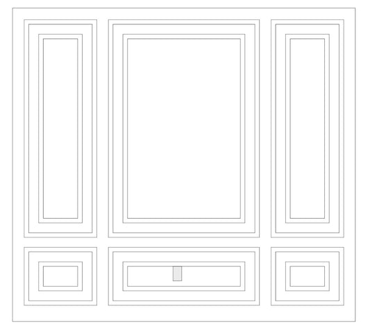 Custom-Made Wall Molding Design Service by Birdeco