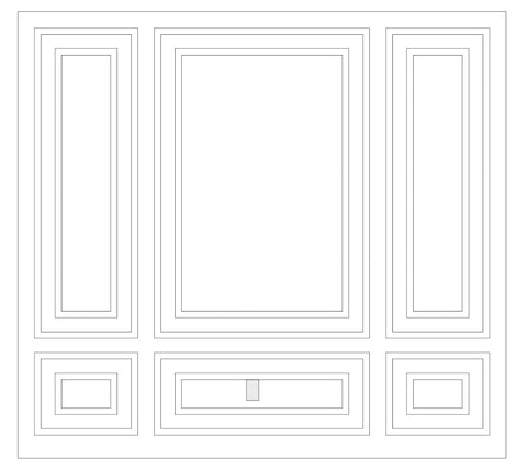Custom-Made Wall Molding Design Service by Birdeco