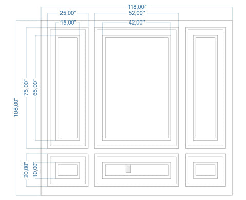 Custom-Made Wall Molding Design Service by Birdeco