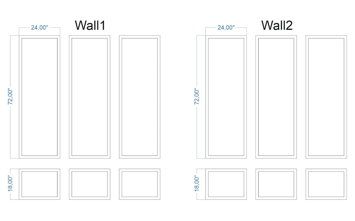 Custom-Made Wall Molding Design Service for Peter D. by Bideco