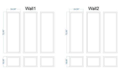 Custom-Made Wall Molding Design Service for Peter D. by Bideco