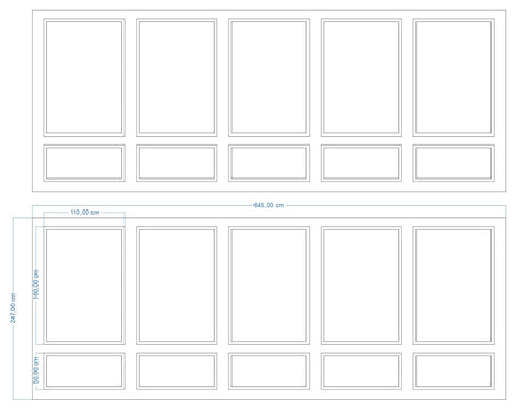 Custom-Made Wall Molding Design Service for Tanya P. by Birdeco