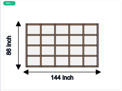 Custom-Made Wall Molding Design Service for Sadaf H. by Birdeco