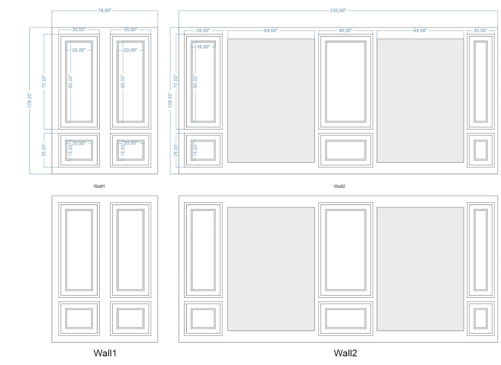 Custom-Made Wall Molding Design Service for Steven D. by Birdeco - Wall Molding Products by Birdeco