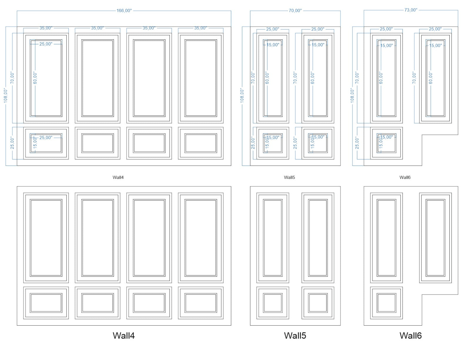 Custom-Made Wall Molding Design Service for Steven D. by Birdeco - Wall Molding Products by Birdeco