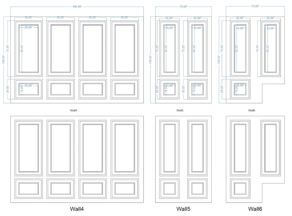 Custom-Made Wall Molding Design Service for Steven D. by Birdeco - Wall Molding Products by Birdeco