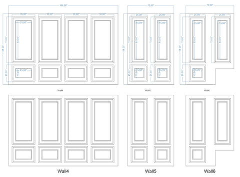 Custom-Made Wall Molding Design Service for Steven D. by Birdeco - Wall Molding Products by Birdeco