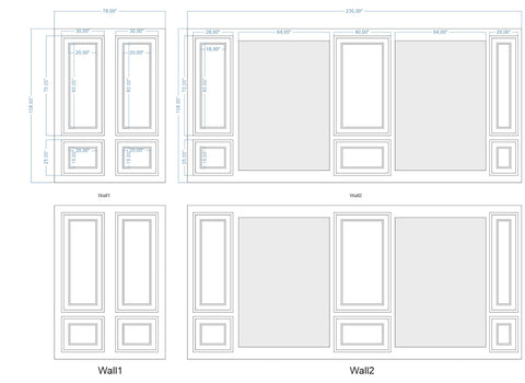 Custom-Made Wall Molding Design Service for Steven D. by Birdeco - Wall Molding Products by Birdeco