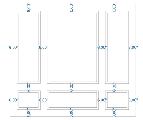 Custom-Made Wall Molding Design Service for Bill C. by Birdeco