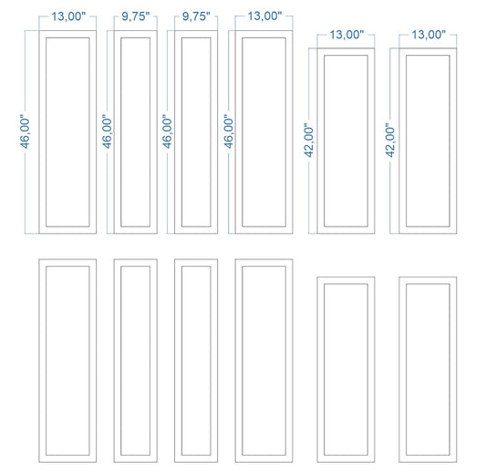 Custom-Made Peel and Stick Wall Molding Design Service for Amy D. by Birdeco - Wall Molding Products by Birdeco