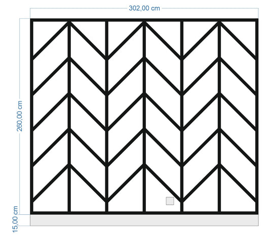 Custom-Made Wall Molding Design Service for Dylan H. by Birdeco