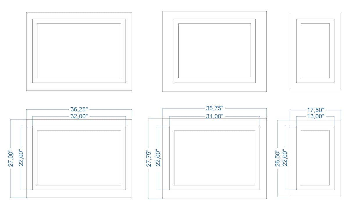 Custom-Made Wall Molding Design Service for Paige V. by Birdeco