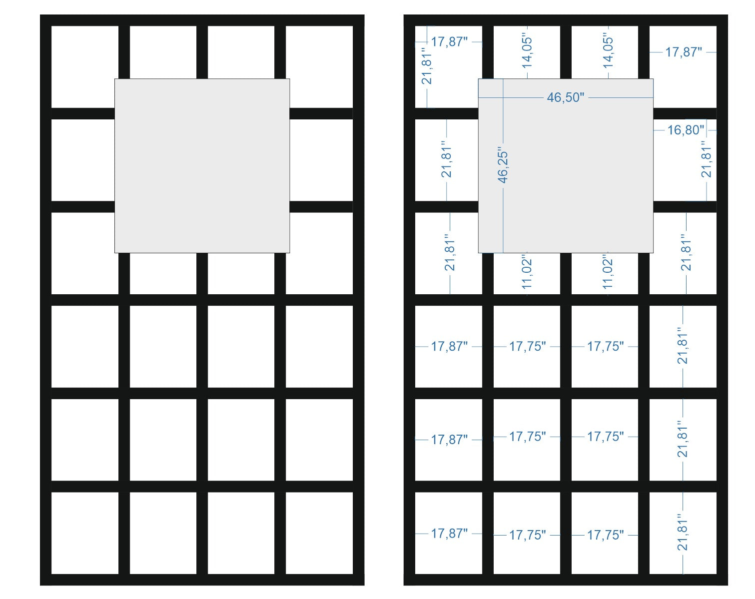 Custom-made Birdeco wall molding design for Kimberly M., showcasing elegant, intricate wall molding detail in a modern interior setting.