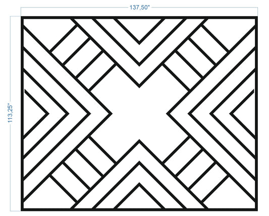 Custom-Made Wall Molding Design Service for Joanna L. by Birdeco