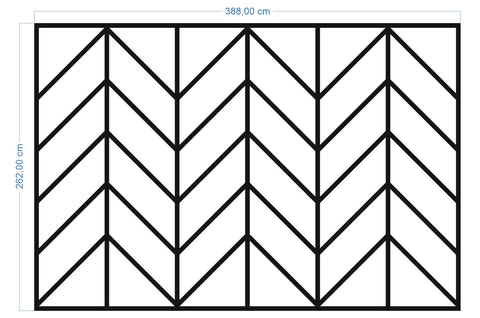 Custom-made wall molding design by Birdeco for Catherine V., featuring intricate patterns and elegant wall decor.