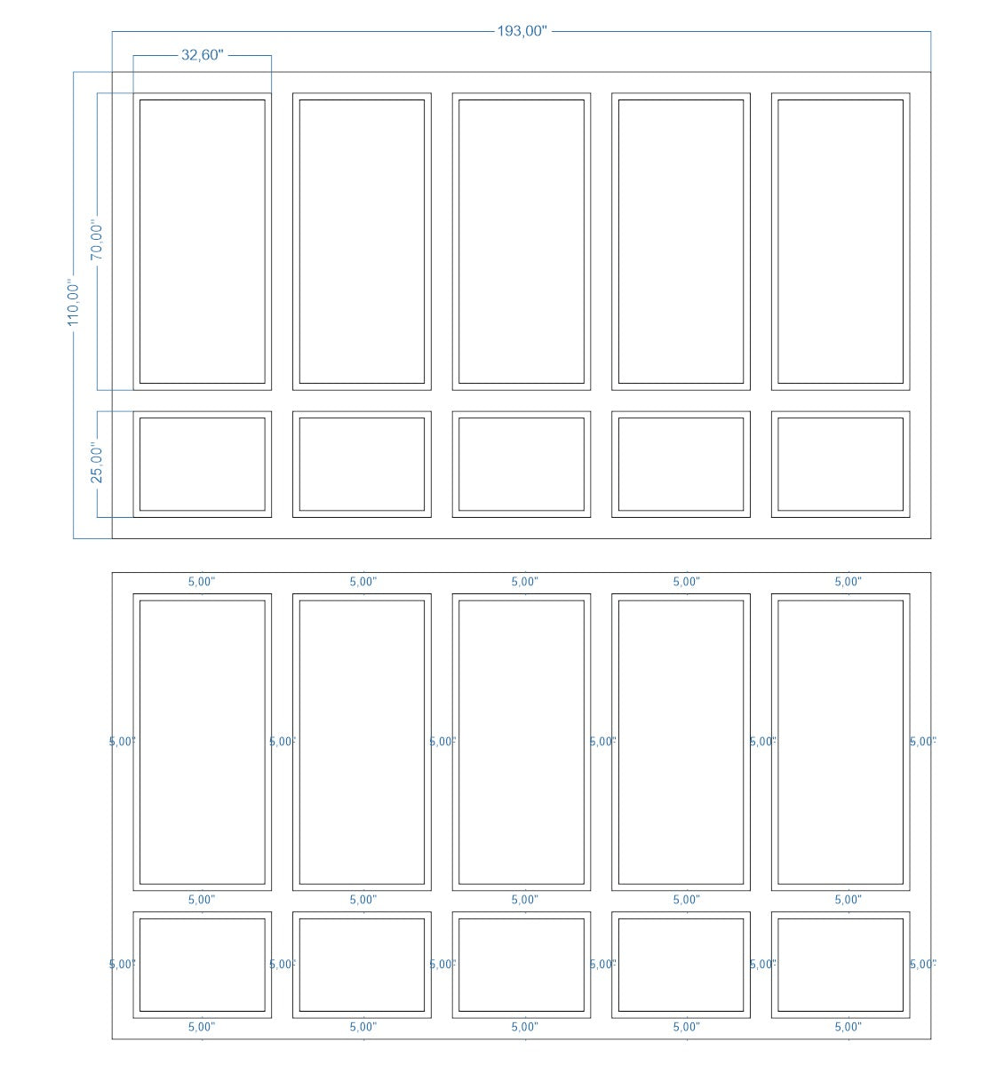 Custom-made wall molding design by Birdeco, showcasing intricate wall molding details for Heather W.'s interior space.