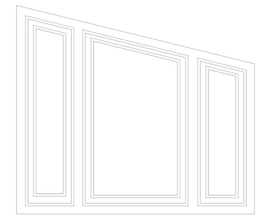 Custom-Made Wall Molding Design Service for Kari V. by Birdeco