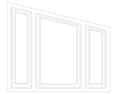 Custom-Made Wall Molding Design Service for Kari V. by Birdeco
