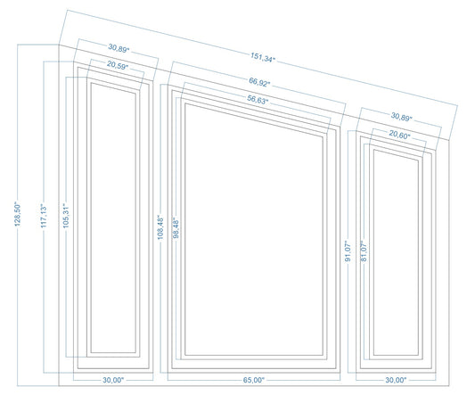 Custom-Made Wall Molding Design Service for Kari V. by Birdeco