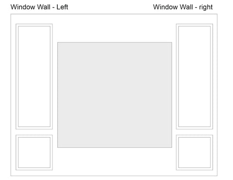 Custom-Made Wall Molding Design Service Peel and Stick for Terri C. by Birdeco