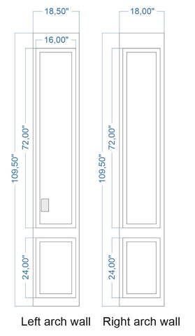 Custom-Made Wall Molding Design Service Peel and Stick for Terri C. by Birdeco