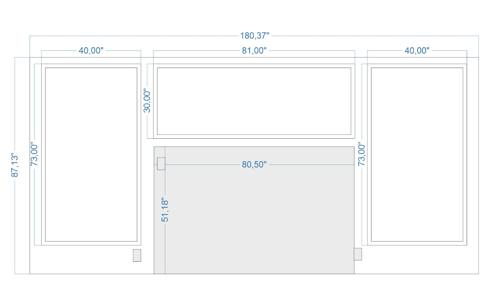 Custom-made wall molding design by Birdeco for Yumi H. showcasing intricate wall decor and elegant molding details