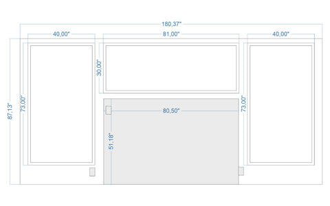 Custom-made wall molding design by Birdeco for Yumi H. showcasing intricate wall decor and elegant molding details