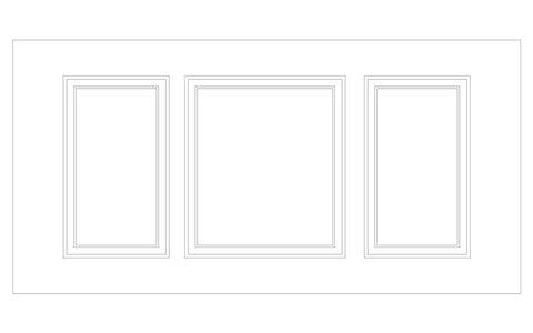 Custom-made wall molding design by Birdeco for Prane K., showcasing intricate wall molding details and craftsmanship.
