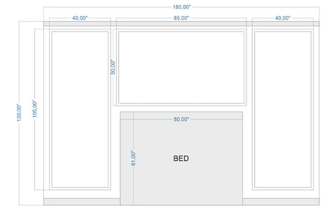 Custom-Made Wall Molding Design Service for Maria D. by Birdeco