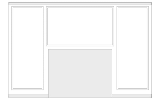 Custom-Made Wall Molding Design Service for Maria D. by Birdeco