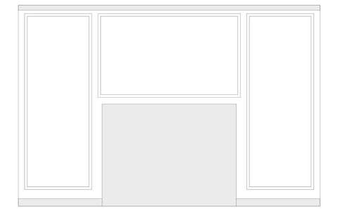 Custom-Made Wall Molding Design Service for Maria D. by Birdeco