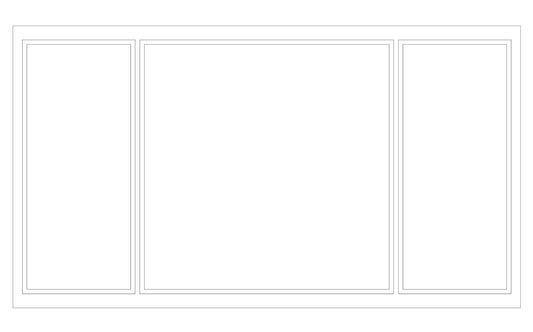 Custom-Made Wall Molding Design Service Peel and Stick for Julie G. by Birdeco