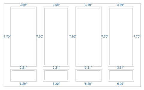 Custom-Made Wall Molding Design Service Peel and Stick for Nikia E. by Birdeco