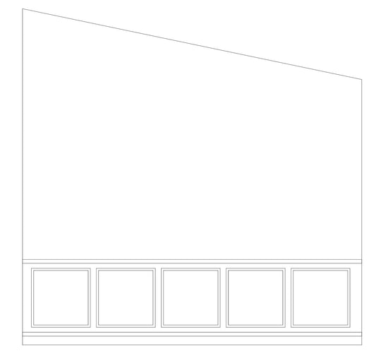 Custom-Made Wall Molding Design Service for Emily B. by Birdeco
