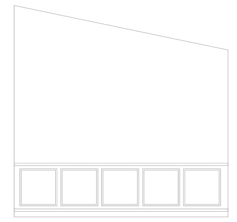 Custom-Made Wall Molding Design Service for Emily B. by Birdeco