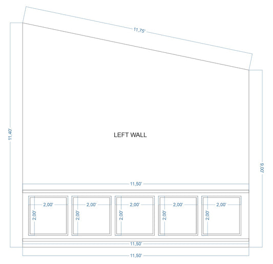 Custom-Made Wall Molding Design Service for Emily B. by Birdeco
