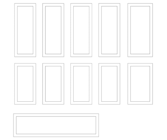Custom-Made Wall Molding Design Service for Tanya R. by Birdeco