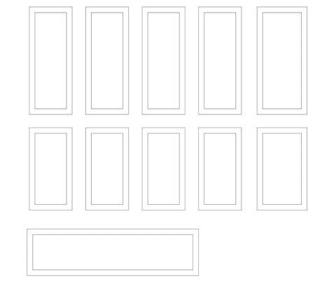 Custom-Made Wall Molding Design Service for Tanya R. by Birdeco