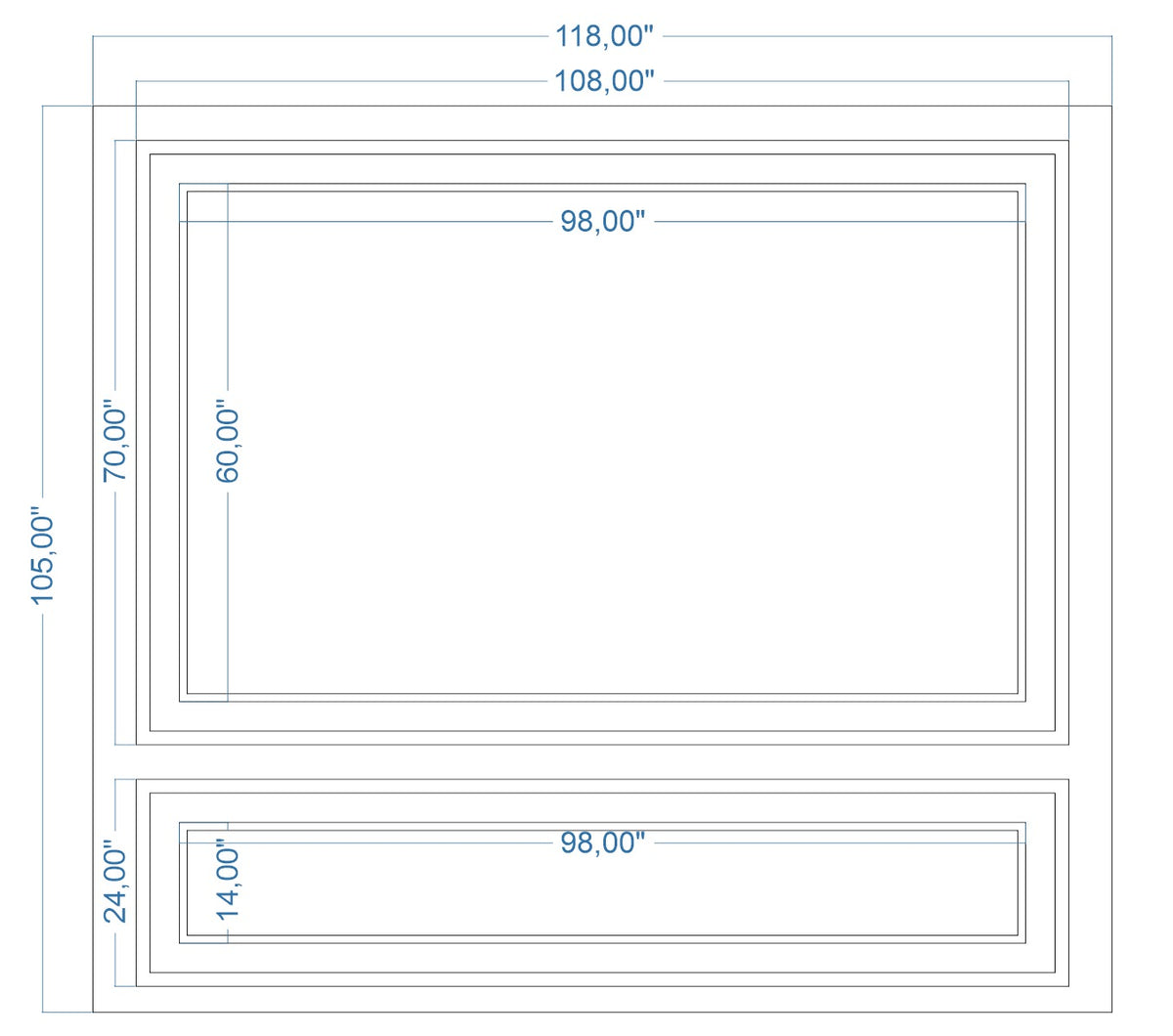 Custom-Made Wall Molding Design Service for Jeremy L. by Birdeco