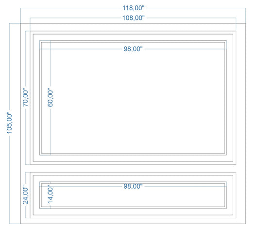 Custom-Made Wall Molding Design Service for Jeremy L. by Birdeco