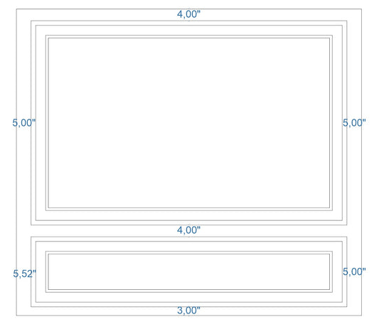 Custom-Made Wall Molding Design Service for Jeremy L. by Birdeco